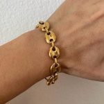 Anchor anarchy chain bracelet