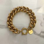 Mira chain  bracelet gold tone