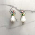 Anais earrings white