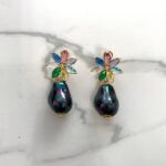 Anais earrings black