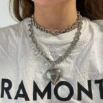 Mariah necklace silver  tone