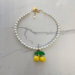 Cherries necklace, 90s style jewelry brand , jewllery collection