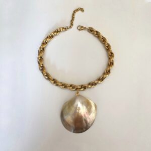 shell necklace , ocean luxury jewllery , shell necklace, mermaid jewllery collection , greek designers , jewllery brand