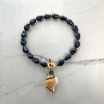 Veroniki , shell pendant necklace