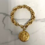 Erato coin charm bracelet