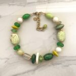 Heraclia necklace Green