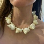 Ocean tale , cone shell necklace