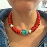 Ioulia necklace red