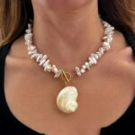 Serine seashell necklace