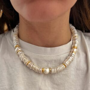 pearl collection , bridal jewllery , greek jewllery designer brand , bride necklace