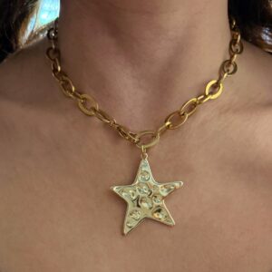 star necklace , 90s style jewllery , jewllery brand , unique collection , amazing trendy jewllery , grecmuse