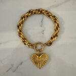 Donatela bracelet with heart charm