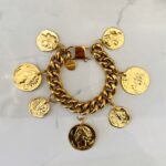 coin bracelet , jewllery collection , statement jewllery brand, charms bracelet , grecmuse