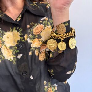 coin bracelet , jewllery collection , statement jewllery brand, charms bracelet , grecmuse