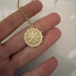 Cosmic coin necklace
