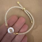 Pearl eye friendship bracelet