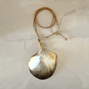 shell necklace , deluxe ocean jewllery , greek designer brand , jewllery collection , sea shell oceanic jewllery