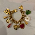 gold charm bracelet , greek jewllewry brand , jewllery collection for woman , grecmuse