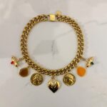 Vintage aesthetic necklace   Mocha shades