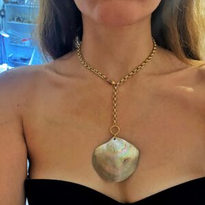 shell necklace , deluxe ocean jewllery , greek designer brand , jewllery collection , sea shell oceanic jewllery