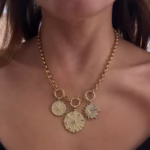 Cosmic three charm necklace
