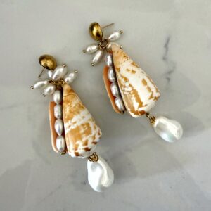 seashell earrings