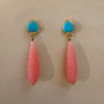 Mina earrings pink