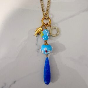 long summer necklace, amazing jewllery collection , unique handmade trendy jewllery , colorful necklace, grecmuse , ceramic beads necklace , greek designers