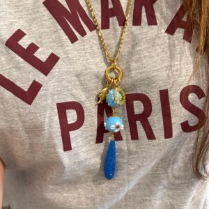 long summer necklace, amazing jewllery collection , unique handmade trendy jewllery , colorful necklace, grecmuse , ceramic beads necklace , greek designers