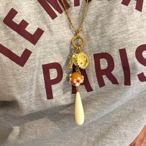 long summer necklace, amazing jewllery collection , unique handmade trendy jewllery , colorful necklace, grecmuse , ceramic beads necklace , greek designers