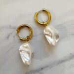 summer charm hoop earrings