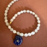 Aegean Blue  Nautilus necklace