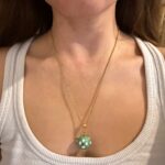 Laila necklace - green   - Mothers day pick -
