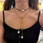 June lariat hematite set Basic