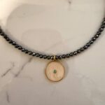 eye hematite necklace