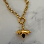 Triump charm necklace - Black basic