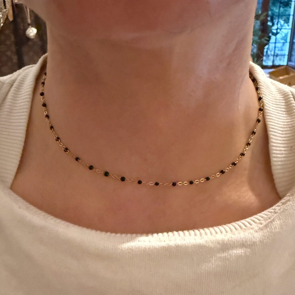 rosario chain necklace, dainty jewelry , everyday jewllery , new trendy jewllery , handmade jewllery brand
