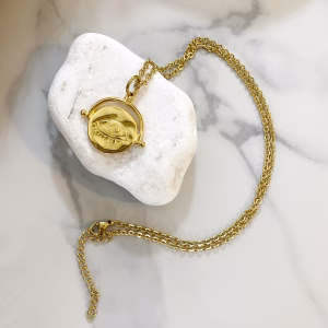 coin jewllery , gold charm bracelet , greek jewllery brand , statement jewllery collection , coin necklace , bold chunky jewllery , retro vintage style , medallion bracelet , Ancient Greek style ,