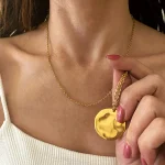 simple coin necklace